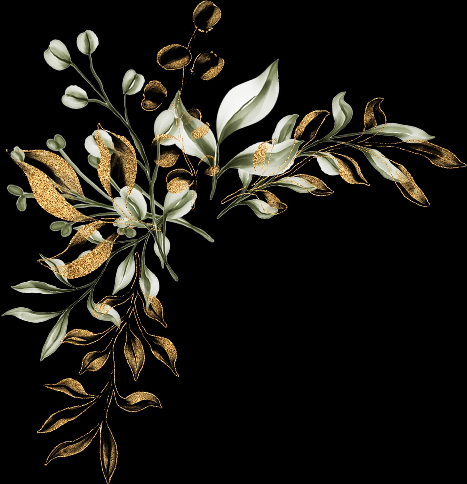 Flor decorativa superior izquierda